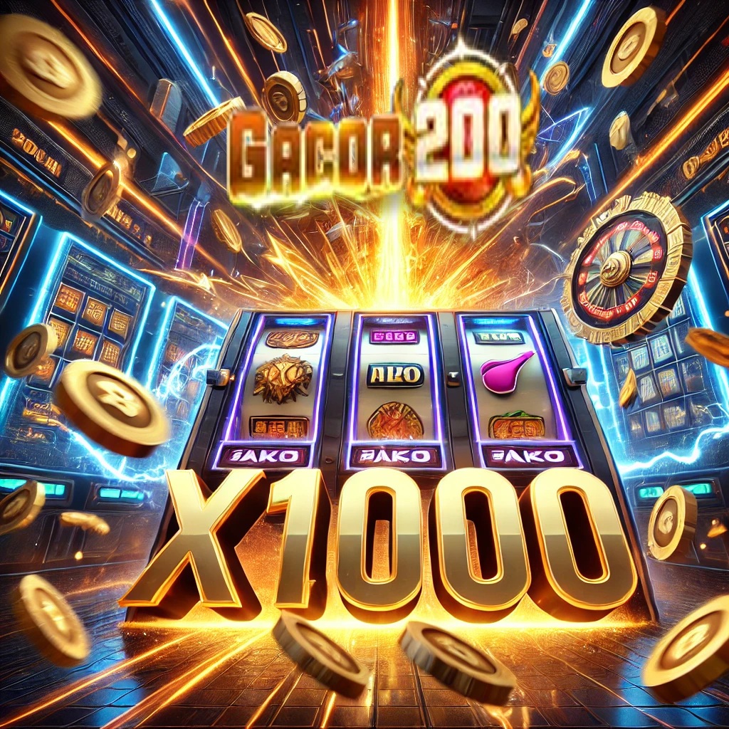 GACOR200 – Situs Slot Gacor dengan Multiplier x1000. 